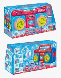 15 pieces Bubble Stereo Maker - Red/blue - Bubbles