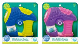 12 pieces Battery Operated Light Up Bubble Blaster - Bubbles