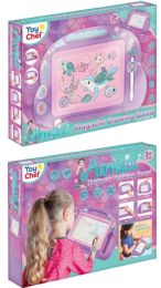 24 pieces Colorful Magnetic Writing BoarD- Mermaid - Sketch, Tracing, Drawing & Doodle Pads
