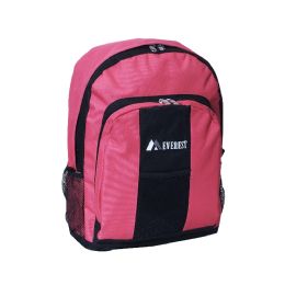 30 Pieces 17" Backpack w/ Front and Side Pockets in Hot Pink - Backpacks 17"