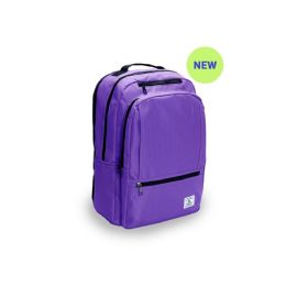 20 Pieces 18" Luggage Laptop Backpack in Dark Purple - Backpacks 18" or Larger