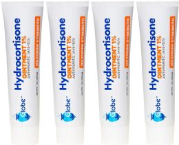 144 pieces Globe Hydrocortisone 1% Ointment  1 oz - First Aid For Donation