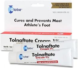 144 pieces Globe Tolnaftate 1% Cream  1 oz - First Aid For Donation