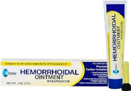 144 pieces Globe Hemorrhoidal  Ointment  (phenylephrine) 2 oz - First Aid For Donation
