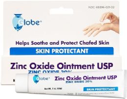 150 pieces Globe Zinc Oxide 20% Ointment 2 oz - First Aid For Donation