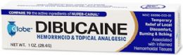 144 pieces Globe Dibucaine 1% Ointment  1 oz - First Aid For Donation