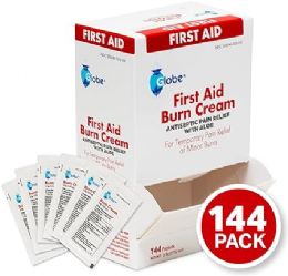 6 pieces Globe Burn Cream 0.9g 144/box - First Aid For Donation