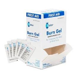 6 pieces Globe Burn Gel 0.9g  144/box - First Aid For Donation
