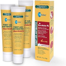 144 pieces Globe First Aid + Burn Relief Ointment 2 oz - First Aid For Donation