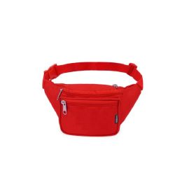 50 Pieces 11.5 inch Signature Waist Tab Label Small In Red - Fanny Pack