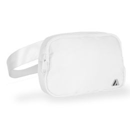 20 Pieces 7.5 inch Premium Waste - Standard In White - Fanny Pack