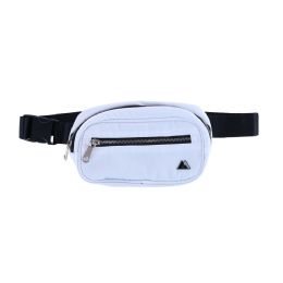 20 Pieces 8 inch Premium Waste - Standard In White - Fanny Pack