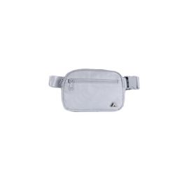 20 Pieces 7.5 inch Premium Waste In Silver - Fanny Pack