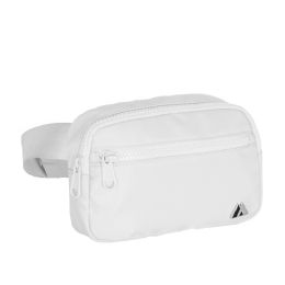 20 Pieces 7.5 inch Premium Waste In White - Fanny Pack