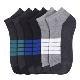 432 Pairs Boys Spandex Ankle Socks Size 6-8 - Boys Ankle Sock