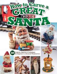 12 pieces How To Carve A Great SantA-34 Projects, Patterns & Technique - Coloring & Activity Books