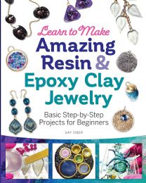 12 pieces Learn To Make Amazing Resin & Epoxy Clay Jewelry - Coloring & Activity Books