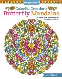 12 pieces Colorful Creations Butterfly Mandalas - Coloring & Activity Books