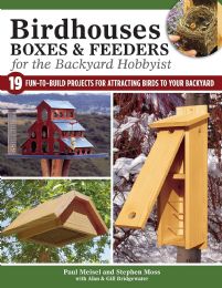 12 pieces Birdhouses, Boxes & Feeders For The Backyard Hobbyist - Coloring & Activity Books