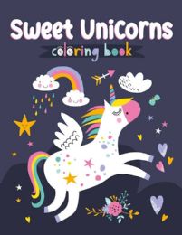12 pieces Sweet Unicorns Coloring Book - Children's Coloring - Coloring & Activity Books