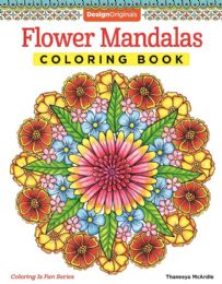 12 pieces Flower Mandalas Coloring Book - Coloring & Activity Books