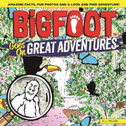 12 pieces Bigfoot Goes On Great AdventureS-Kid's Puzzle Adventure Book - Crosswords, Dictionaries, Puzzle books