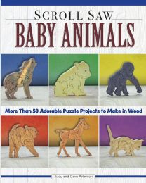 12 pieces Scroll Saw Baby Animals - Over 50 Adorable Puzzle Projects - Crosswords, Dictionaries, Puzzle books