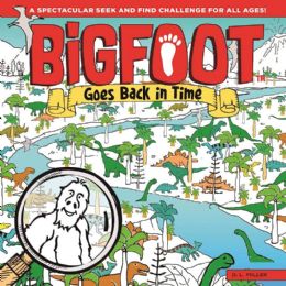 12 pieces Bigfoot Goes Back In Time - Kid's Puzzle Adventure Book - Crosswords, Dictionaries, Puzzle books