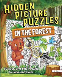 12 pieces Hidden Picture Puzzles - In The Forest - Seek & Find Puzzles - Crosswords, Dictionaries, Puzzle books