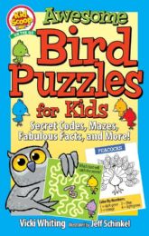 12 pieces Awesome Bird Puzzles For Kids - Crosswords, Dictionaries, Puzzle books
