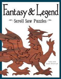 12 pieces Fantasy & Legend Scroll Saw Puzzles - Patterns To Create - Crosswords, Dictionaries, Puzzle books