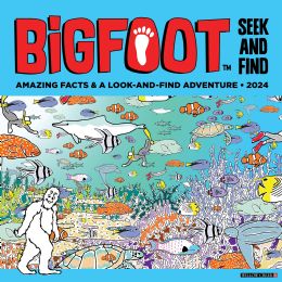 12 pieces Bigfoot Seek And Find Calendar (2024) -Kid's Puzzle Calendar - Crosswords, Dictionaries, Puzzle books