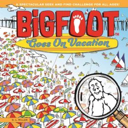 12 pieces Bigfoot Goes On Vacation - Kid's Puzzle Adventure Book - Crosswords, Dictionaries, Puzzle books