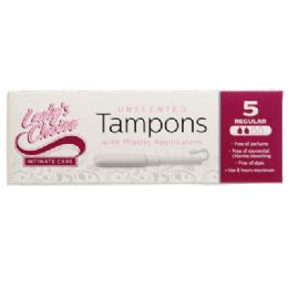 12 pieces Tampons 5ct Unscented Lady's Choice - Store