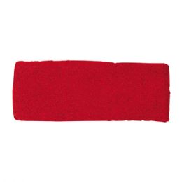 24 Pieces Cotton Terry Cloth Headband RED - Fitness and Athletics