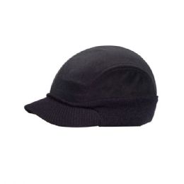 24 of 4 Panel Velour Fashion Cap BLACK