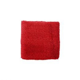 24 pieces Cotton Terry Cloth Wrist Band RED - Fitness and Athletics