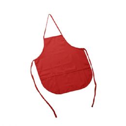 24 pieces Chef's Apron RED - Kitchen Aprons