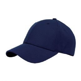 Athletic Moisture Wicking Mesh Cap Navy