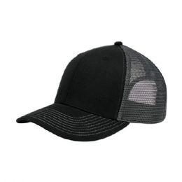 24 of Deluxe Trucker Cap BlacK-Grey