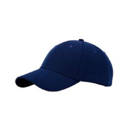 24 of 6 Panel Pique Mesh Cap Navy