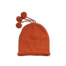 24 of Youth Knitted Beanie Orange