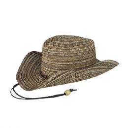 24 of Poly Braid Cowboy Hat Brown