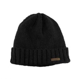 24 of Infinity Selections RiB-Knit Beanie Black