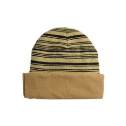 24 of Reversible Fleece Beanie Camel