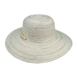 24 of Infinity Selections Ladies' Fashion Toyo Hat GREY