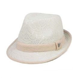 24 of Infinity Selections Fashion Fedora Hat BEIGE