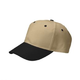 24 of Low Profile Twill Cap Khaki Black
