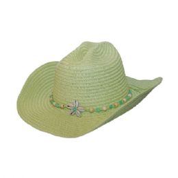 24 of Ladies' Sewn Braid Toyo Cowboy Mint