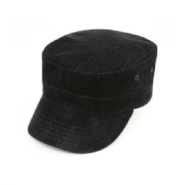 Infinity Selections Special Polyester Denim Fidel Cap Black